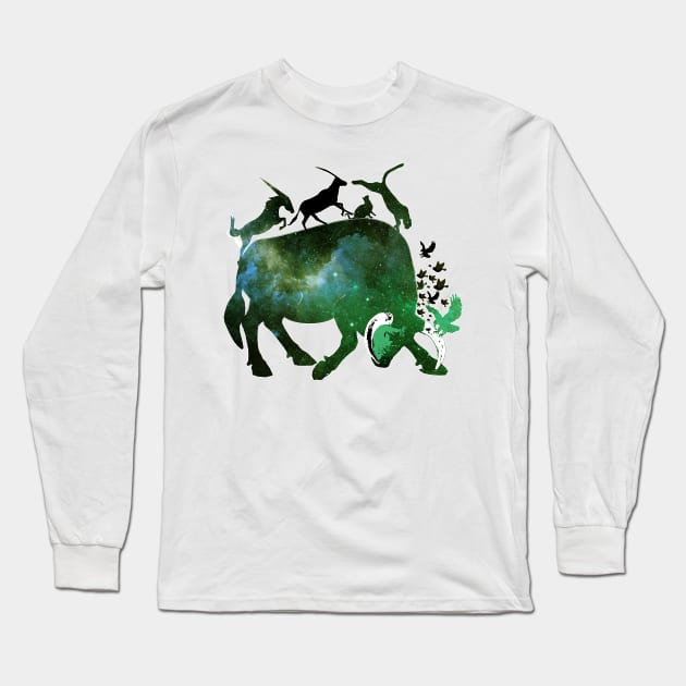 Jungle Long Sleeve T-Shirt by Creation Cartoon